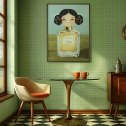 PRINCESS LULU A3 PRINT ON CANVAS - SIGNED