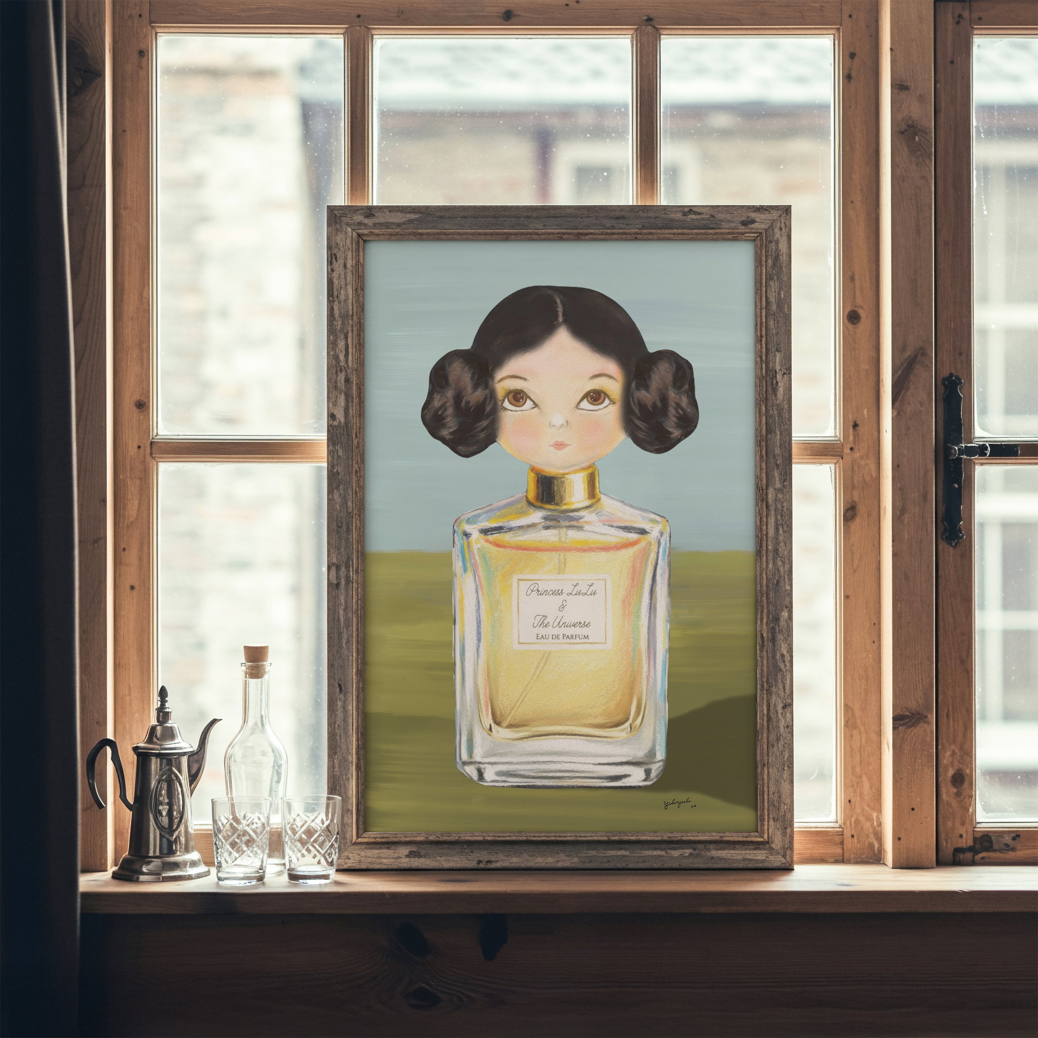 PRINCESS LULU A3 PRINT ON CANVAS - SIGNED_1