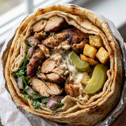 Syrian-Style Shawarma Sandwich