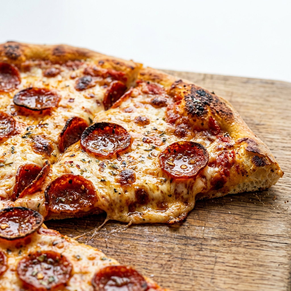 Cheesy Pepperoni Pizza_0