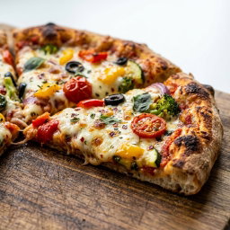 Vibrant Veggie Pizza Delight