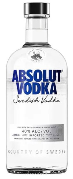 ABSOLUT BLUE VODKA NRF 750ML*PC/EMB:12