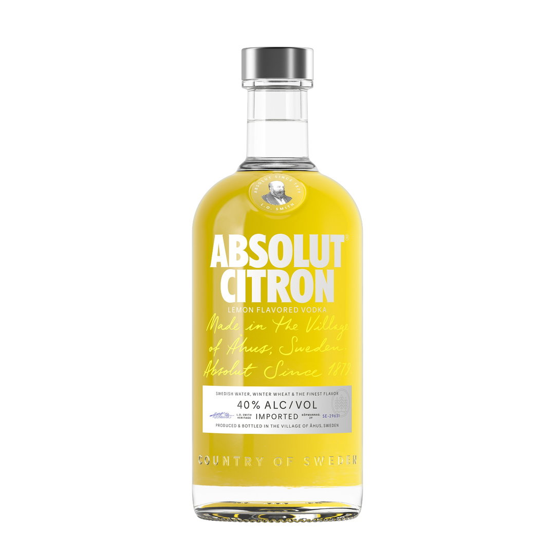 ABSOLUT CITRON VODKA 750ML*PC/EMB:12