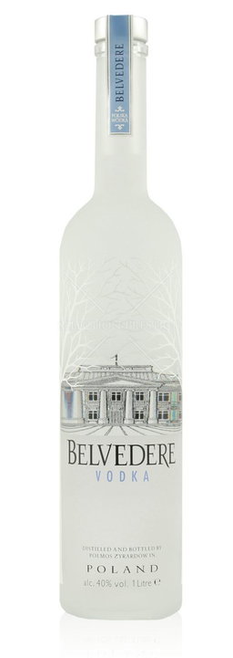 BELVEDERE VODKA 1LT*PC/EMB:6