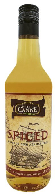 BELLE CANNE SPICED RUM 700ML (C)*PC/EMB:6_0