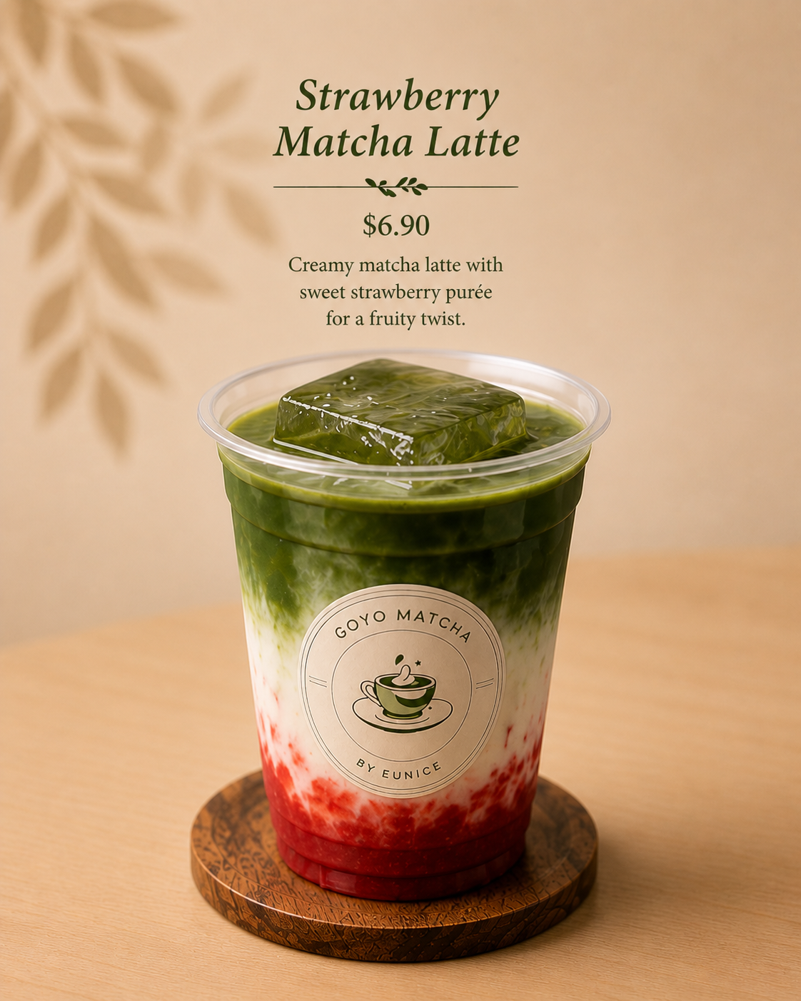 Strawberry Matcha Latte