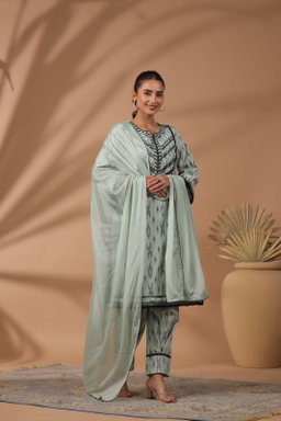 Elegant Mint Green 3 Piece Suit Set ✨