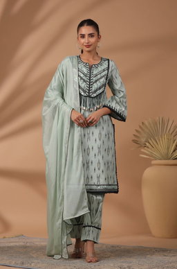Elegant Mint Green 3 Piece Suit Set ✨