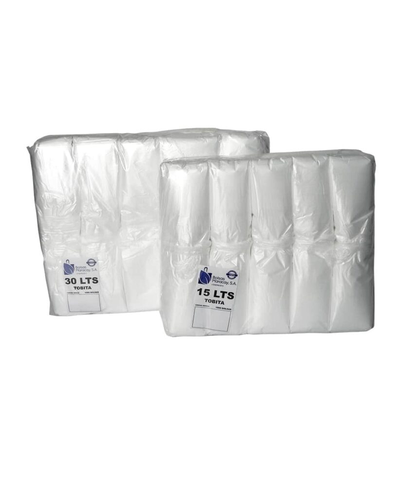 BOLSA PARA BASURA TIPO TOBITA DE  15 LTS