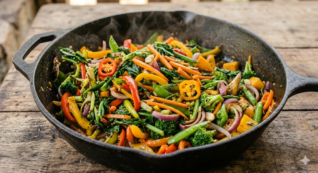 Seasonal Stir Fry Vegetables