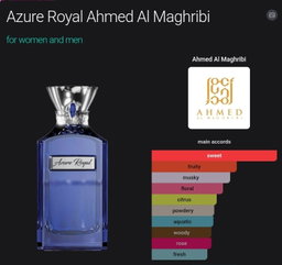 Azure Royal Ahmed Al Maghribi for women and men