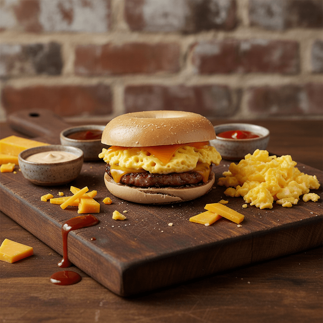 Central Park (Beef Patty, Eggs)