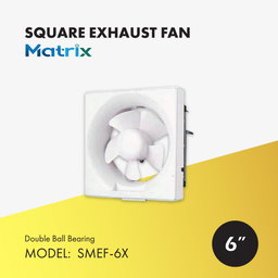 MATRIX 6" SQUARE EXHAUST FAN (SMEF-6X)