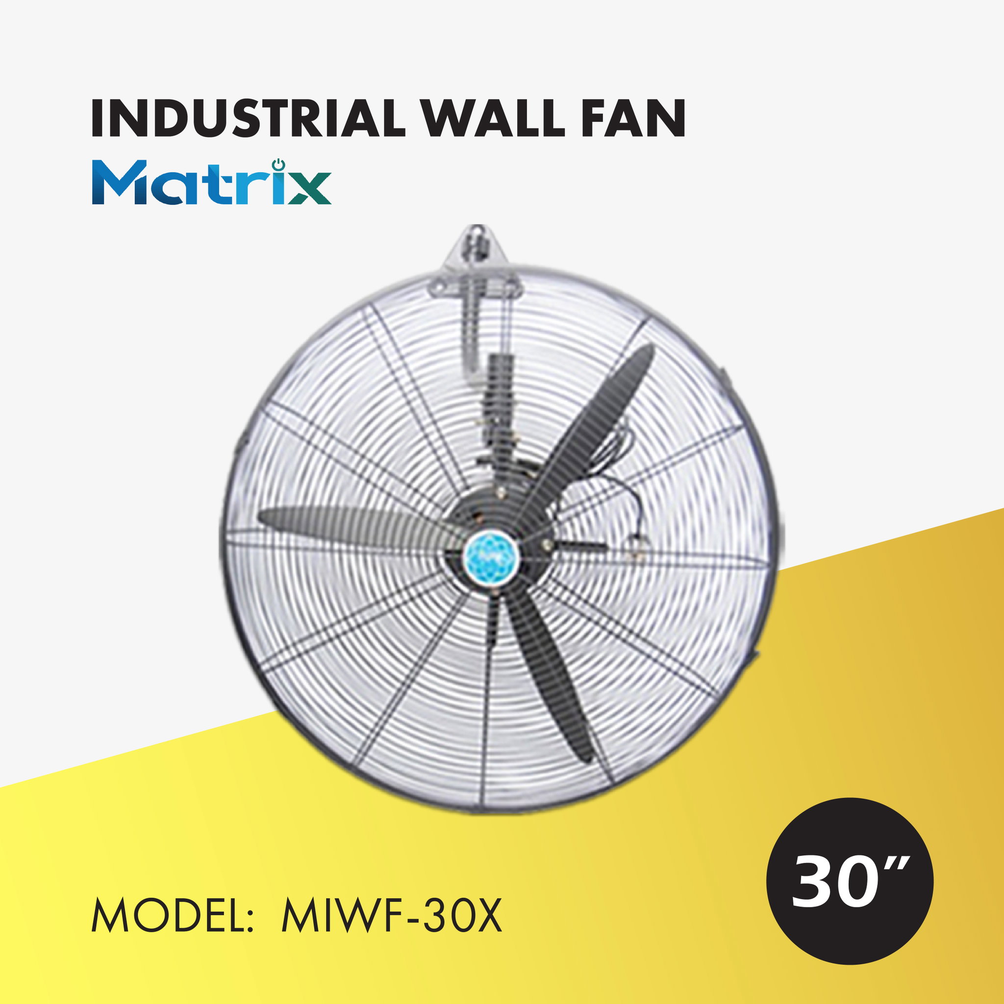 MATRIX INDUSTRIAL WALL FAN 30" (MIWF-30X)_0