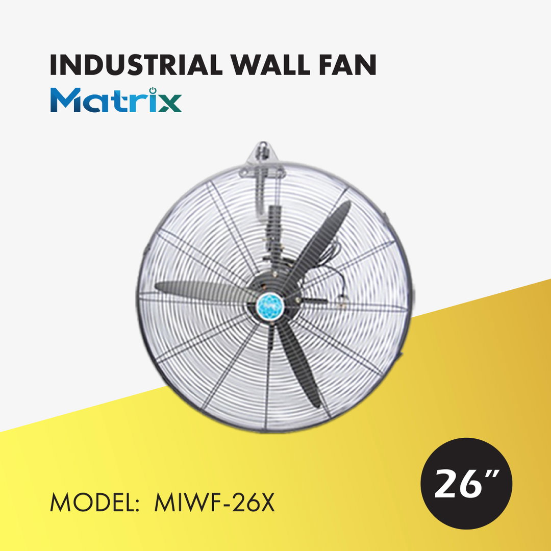 MATRIX INDUSTRIAL WALL FAN 26" (MIWF-26X)