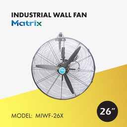 MATRIX INDUSTRIAL WALL FAN 26" (MIWF-26X)