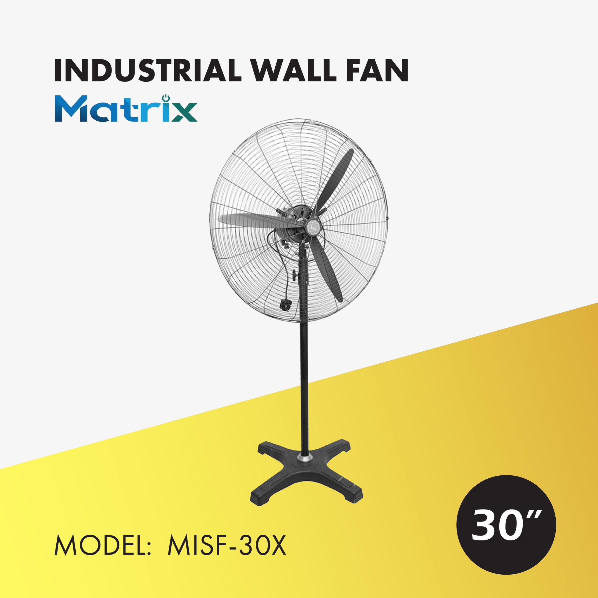 MATRIX INDUSTRIAL STAND FAN 30" (MISF-30X)_0