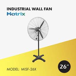 MATRIX INDUSTRIAL STAND FAN 26" (MISF-26X)