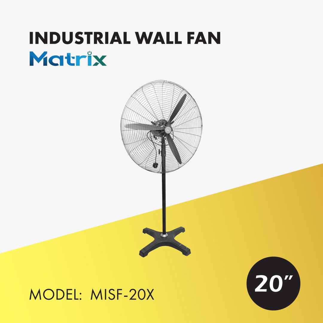MATRIX INDUSTRIAL STAND FAN 20" (MISF-20X)