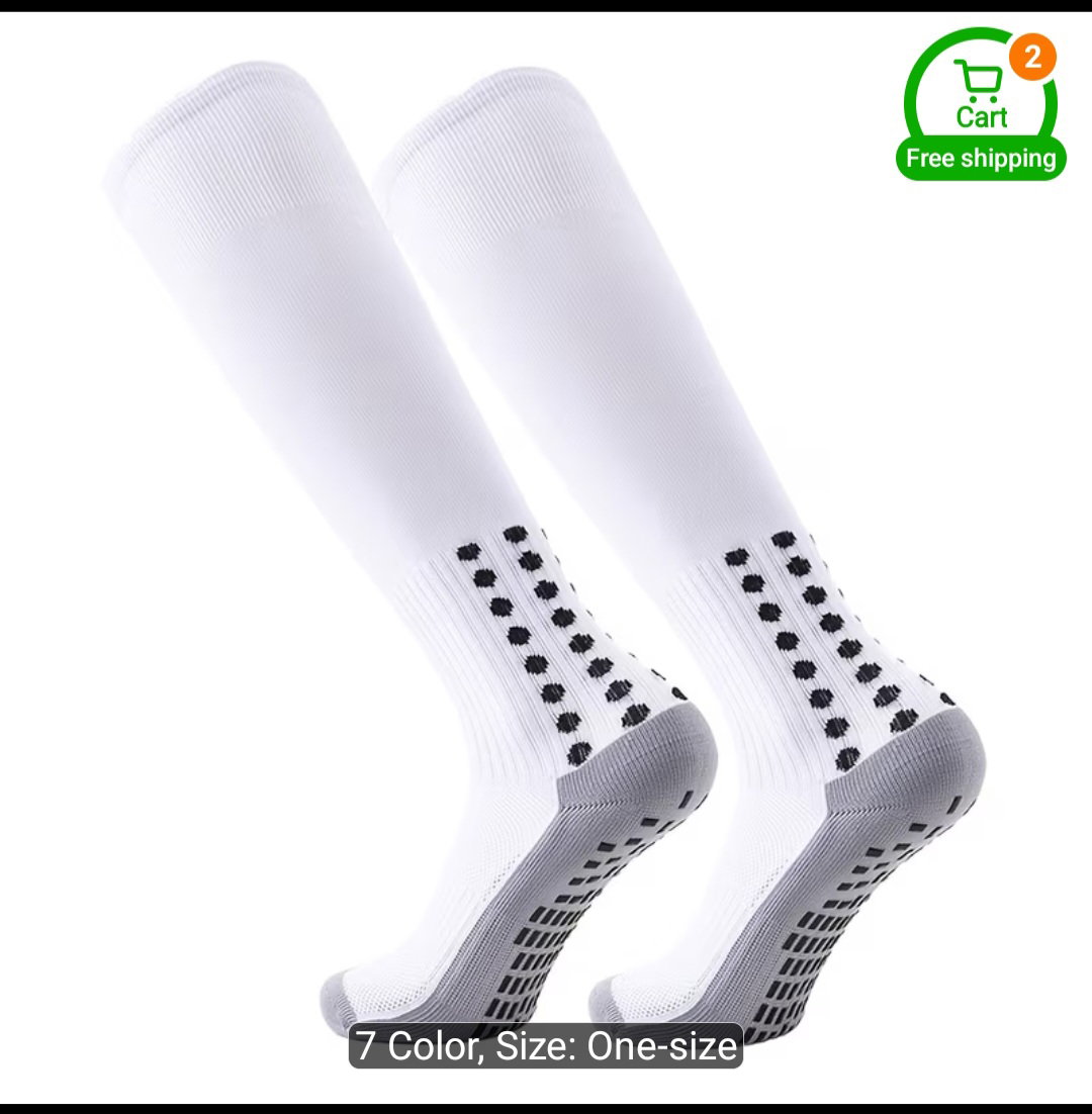 High knee grip socks_0