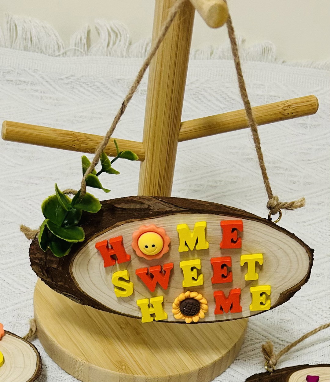 Home Sweet Home Wooden Signage