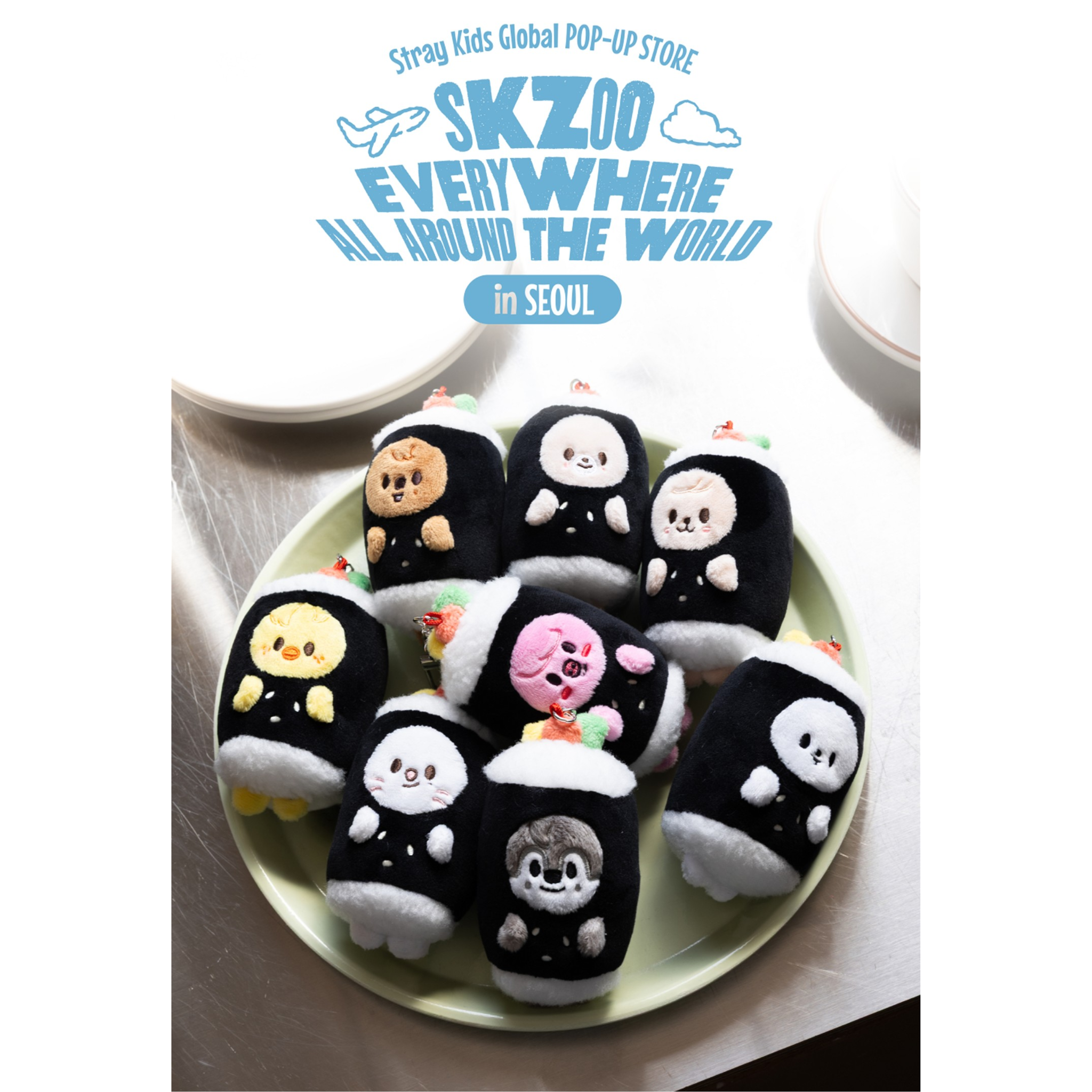Stray Kids [SKZOO EVERYWHERE ALL AROUND THE WORLD in SEOUL] POP-UP STORE - SKZOO KEYRING SEOUL Ver. _2