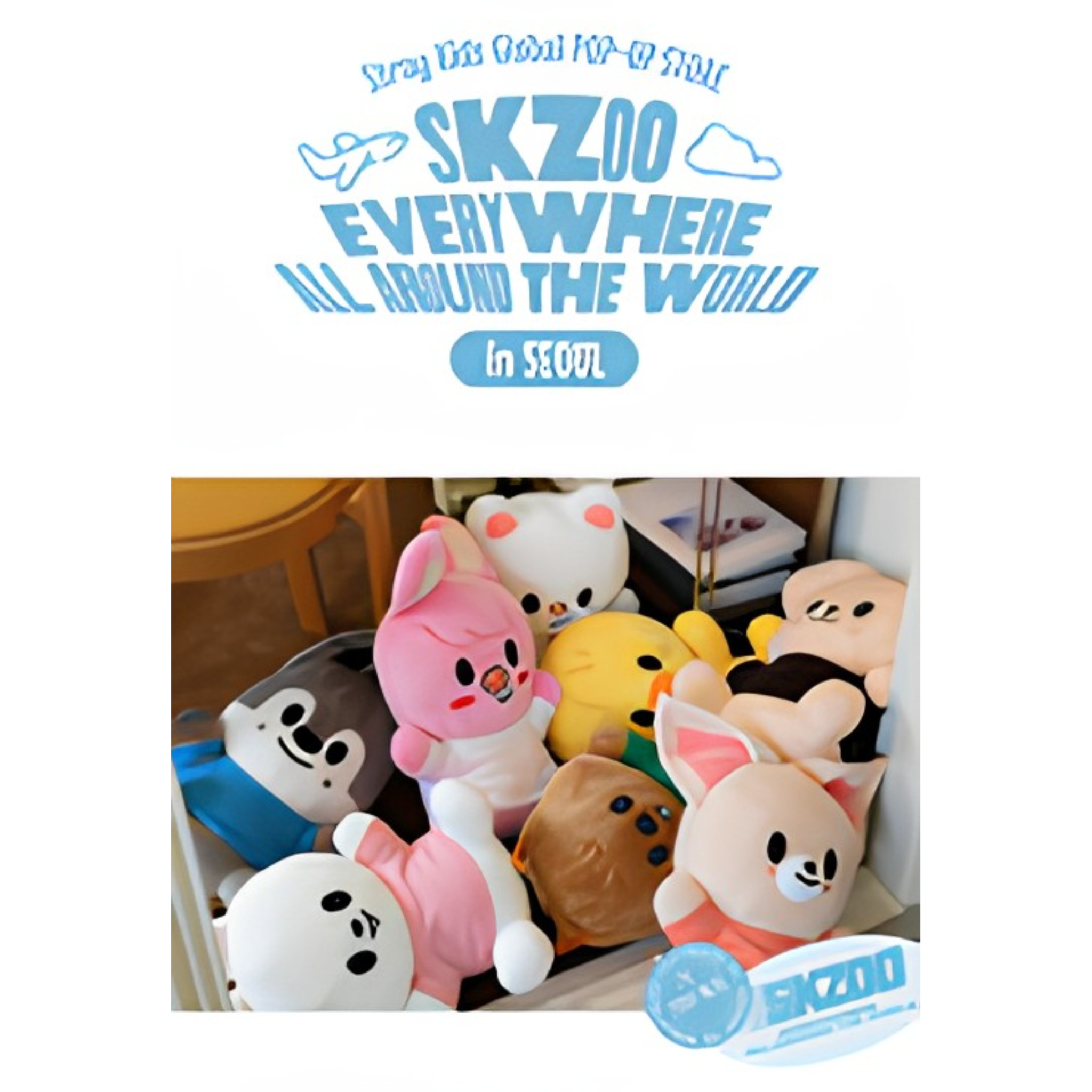 Stray Kids [SKZOO EVERYWHERE ALL AROUND THE WORLD in SEOUL] POP-UP STORE - SKZOO PLUSH HUG ME Ver._2
