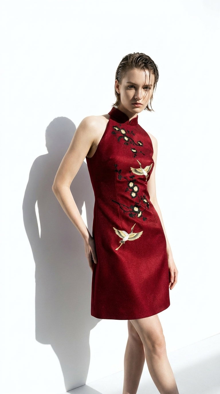 BLOSSOMS CHEONGSAM MINI 