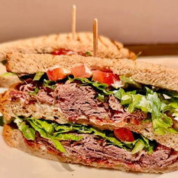 Roasted Beef Club Sandwich (w/ Coke)