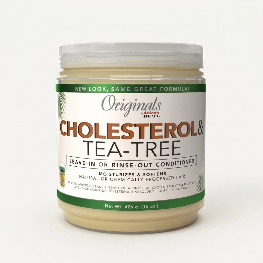 Cholesterol & Tea-Tree Leave-In or Rinse-Out Conditioner 426G