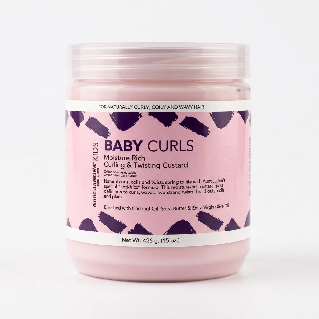 Kids Baby Curls Moisture Rich Curling & Twisting Custard 434g