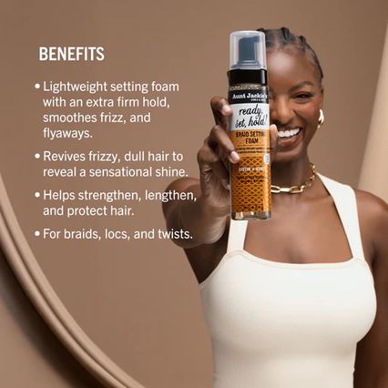 Ready, Set, Hold! Braid Setting Foam with Extra Firm Hold 354ml