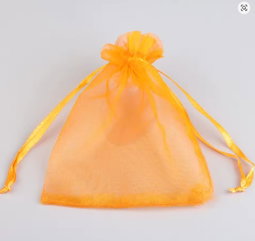 Bolsa de Organza-Paquete de 10 unidades.