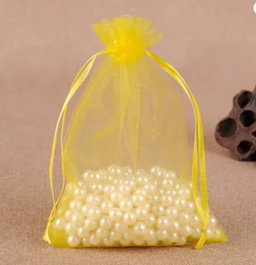 Bolsa de Organza-Paquete de 10 unidades.
