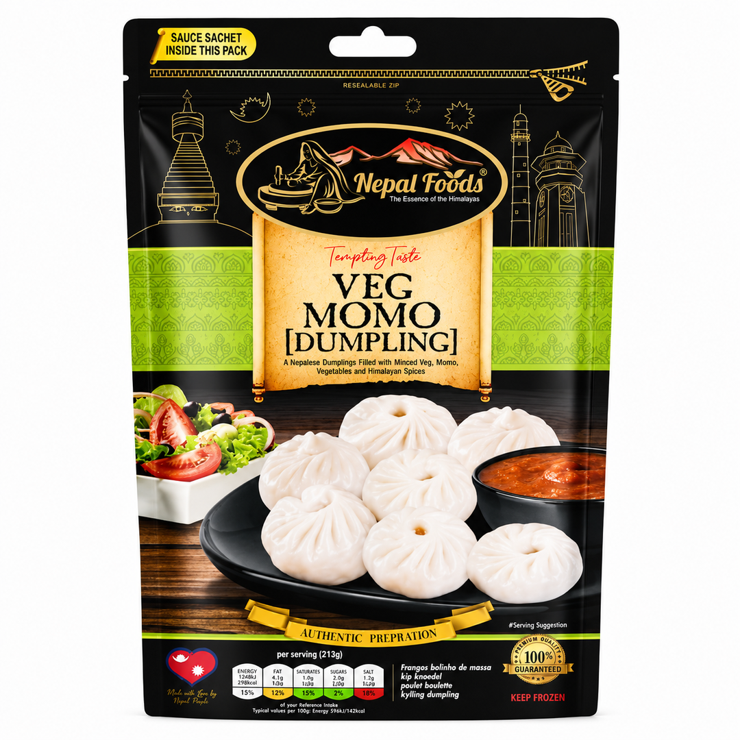 Nepal Foods Veg Momo 1kg