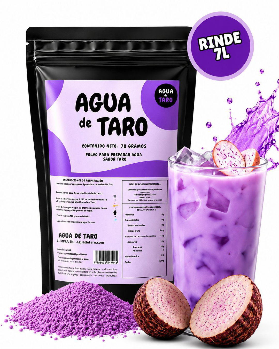 POLVO TARO 78 gramos