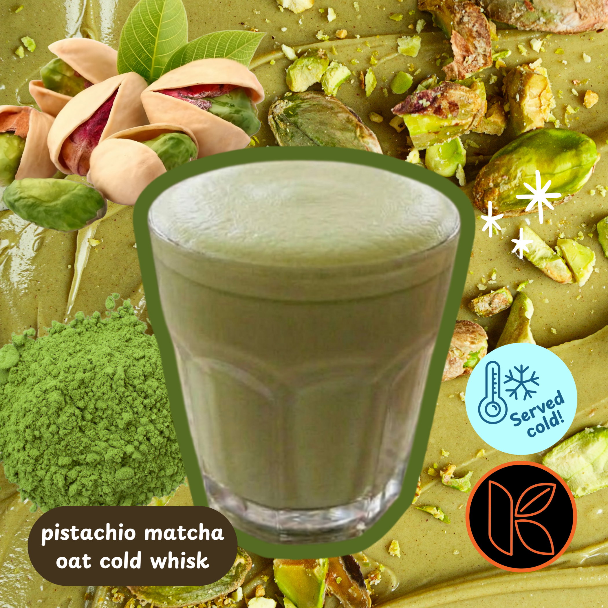 Pistachio Matcha Oat Gao
