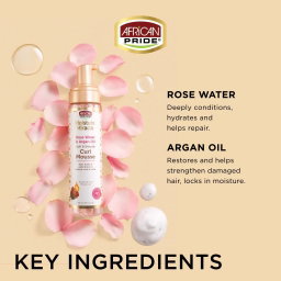 MOUSSE SOIN CAPILLAIRE / AFRICAN PRIDE Moisture Miracle Rose Water