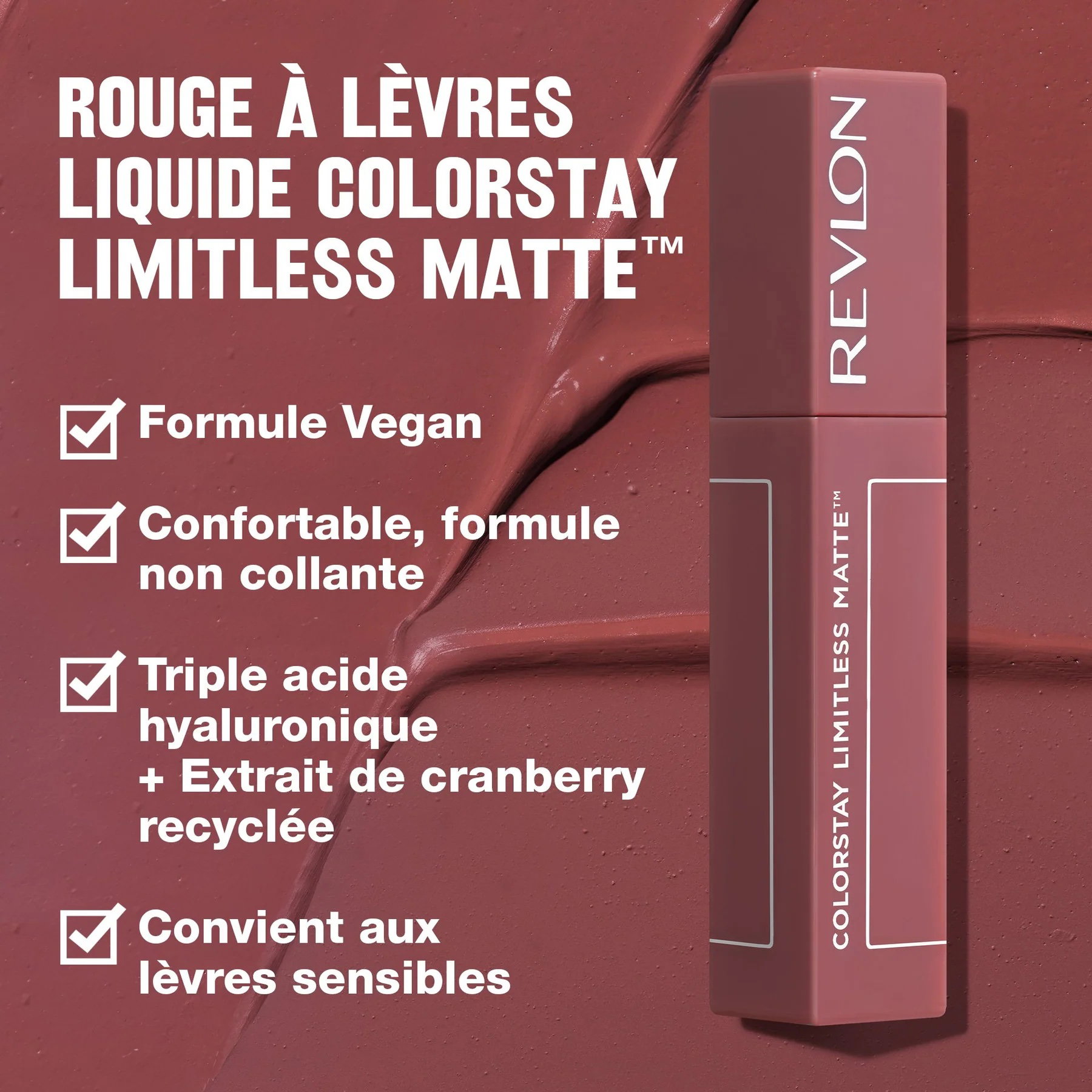 ROUGE À LEVRES / REVLON rouge à lèvre mate anti-transfert _1