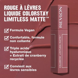 ROUGE À LEVRES / REVLON rouge à lèvre mate anti-transfert 