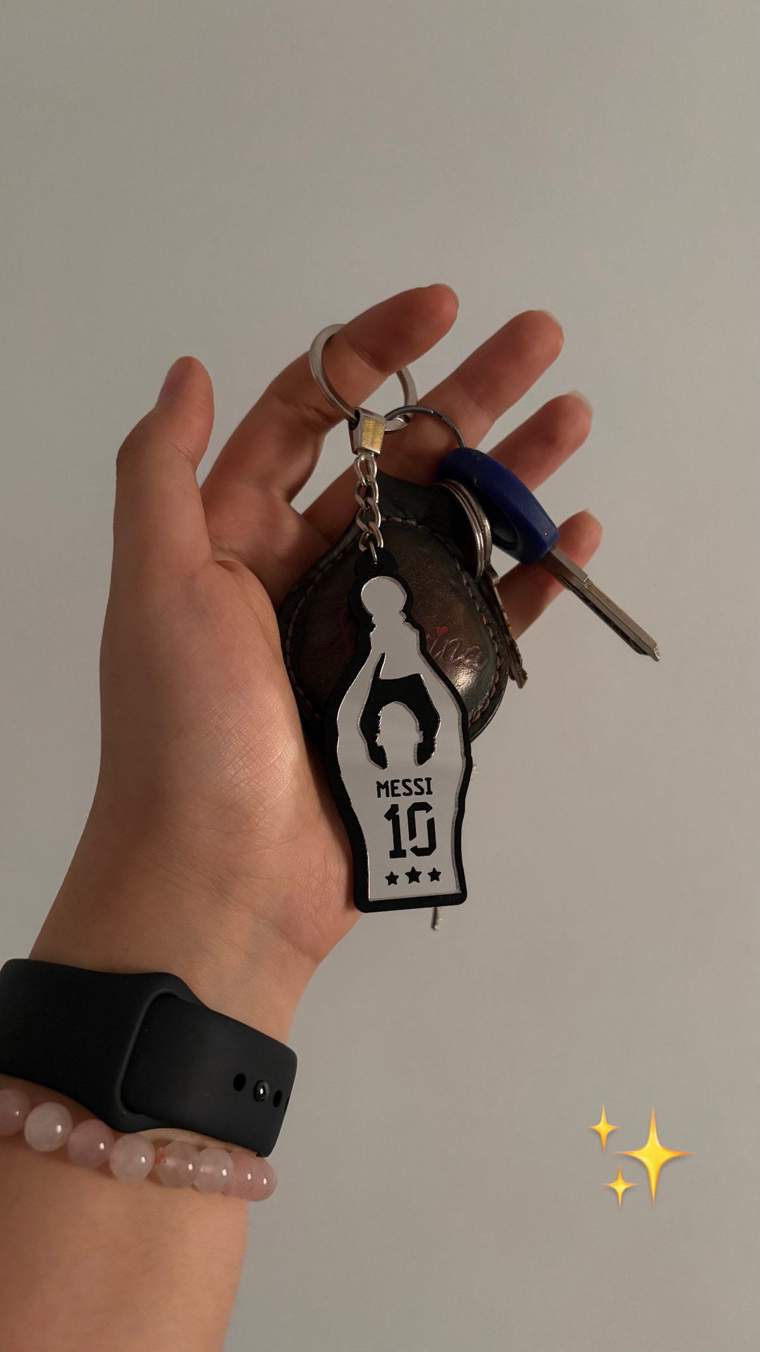 Messi keychain 