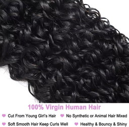 MÈ!CHES CHEVEUX NATURELS BRÉSILIENNE / Burmese Curly 14 pouces