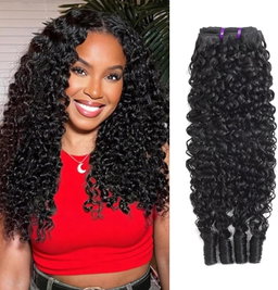 MÈ!CHES CHEVEUX NATURELS BRÉSILIENNE / Burmese Curly 14 pouces