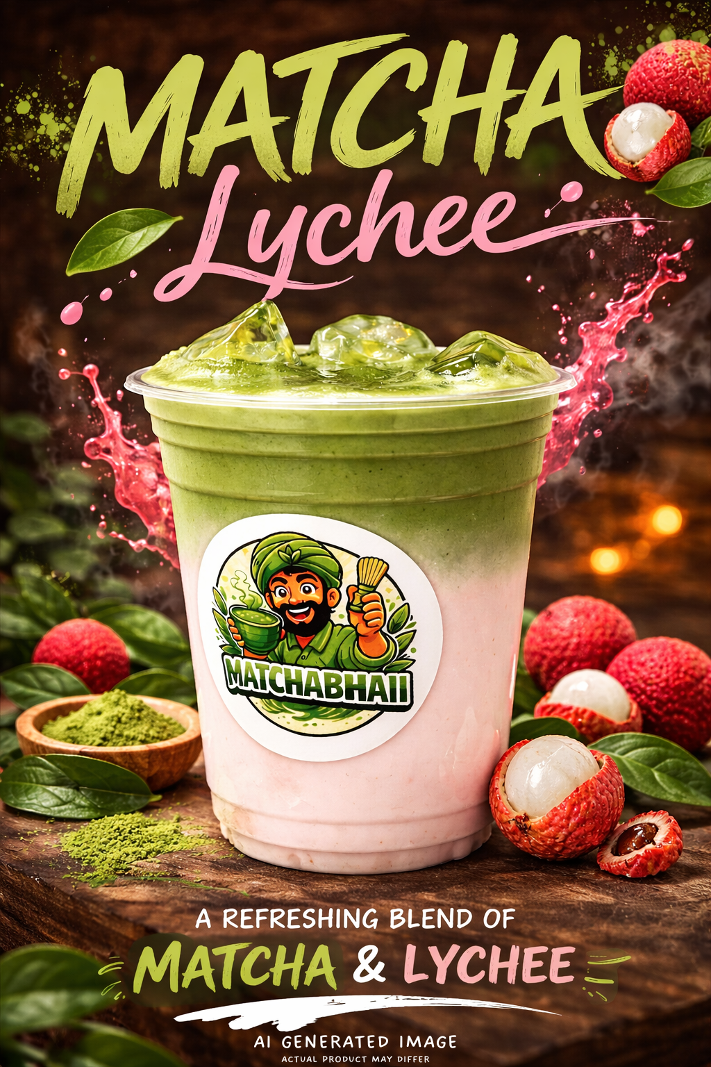 Matcha Lychee 