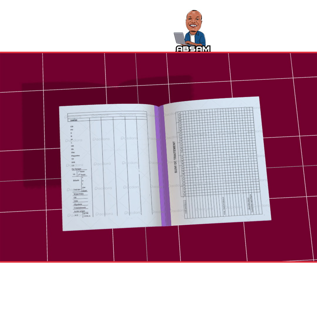 Dossier d'hospitalisation Paquet de 100_2