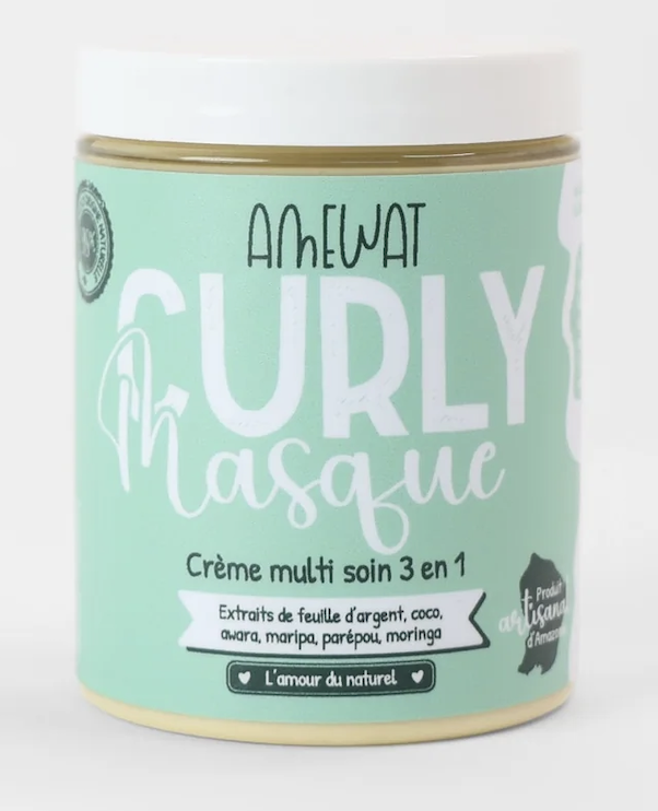 MASQUE CAPILLAIRE / AMEWAT Curly Masque 3 en 1_0