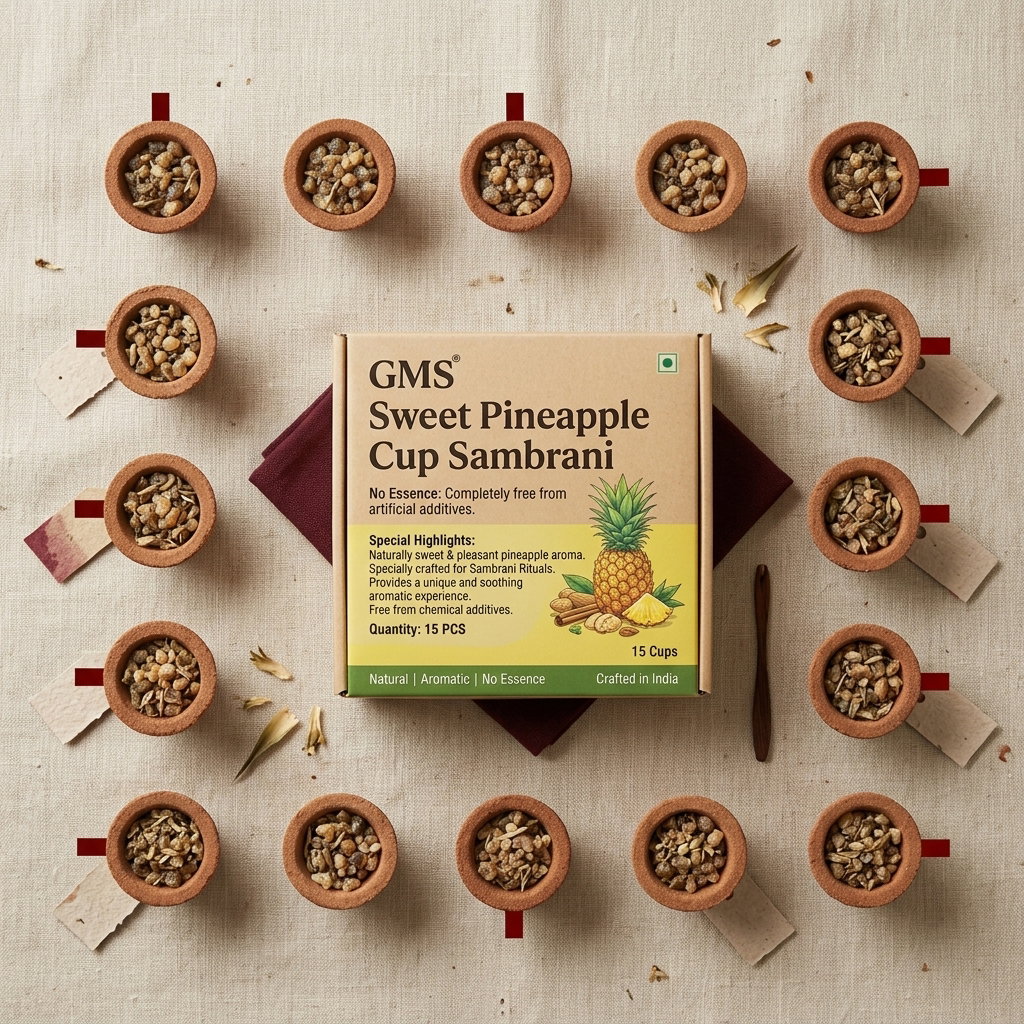 GMS Sweet Pineapple Cup Sambrani No Essence