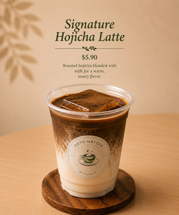 Signature Hojicha Latte