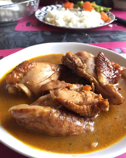 Poulet fumé à l'odika 