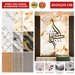 FLEXI MARBLE SHEET WALLPAPER ALUMINIUM STICKER